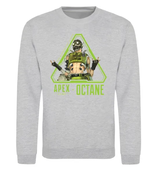Свитшот Apex Octane Серый меланж фото