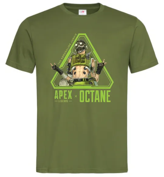 Чоловіча футболка Apex Octane Оливковий фото