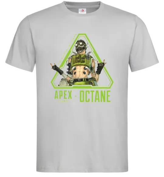 Чоловіча футболка Apex Octane Сірий фото