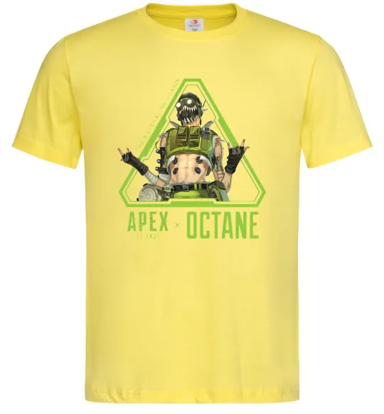 Чоловіча футболка Apex Octane Лимонний фото