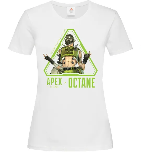 Жіноча футболка Apex Octane Білий фото