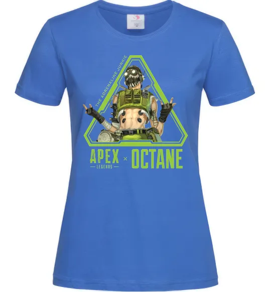 Жіноча футболка Apex Octane Яскраво-синій фото