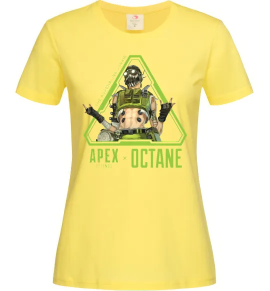 Жіноча футболка Apex Octane Лимонний фото
