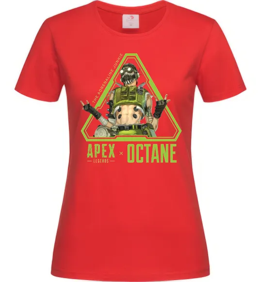 Жіноча футболка Apex Octane Червоний фото