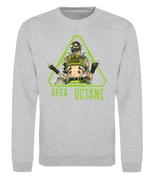 Свитшот Apex Octane Серый меланж фото