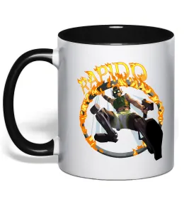 Чашка с цветной ручкой Чашка с цветной ручкой