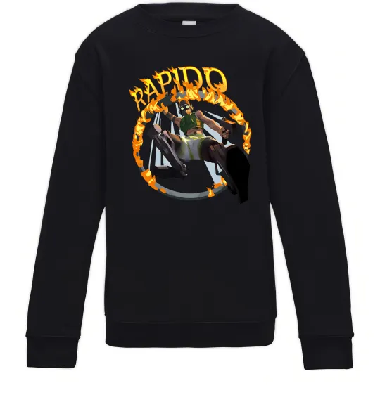 Дитячий світшот Apex Rapido Чорний фото