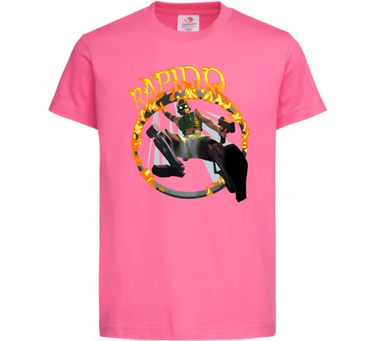 Детская футболка Apex Rapido Ярко-розовый фото