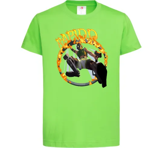 Детская футболка Apex Rapido Лаймовый фото