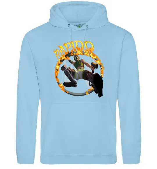 Мужская толстовка (худи) Apex Rapido Голубой фото