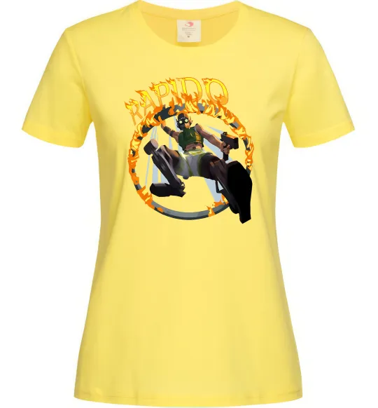 Жіноча футболка Apex Rapido Лимонний фото