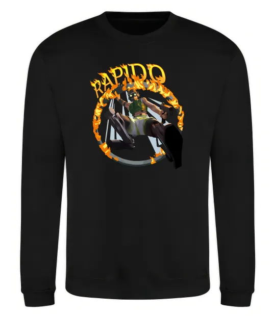 Світшот Apex Rapido Чорний фото