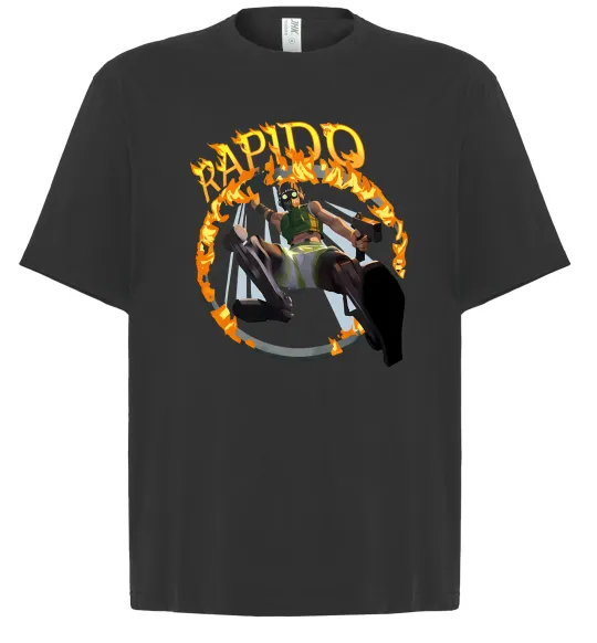 Футболка Оверсайз Apex Rapido Черный фото