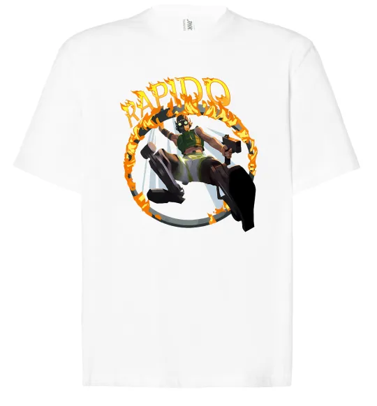 Футболка Оверсайз Apex Rapido Белый фото