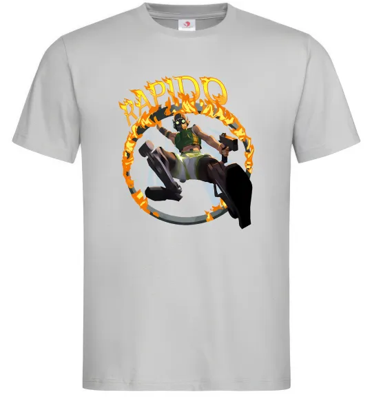 Чоловіча футболка Apex Rapido Сірий фото