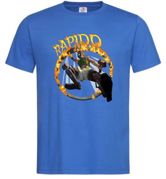 Чоловіча футболка Apex Rapido Яскраво-синій фото