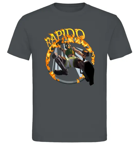 Чоловіча футболка Apex Rapido Графіт фото