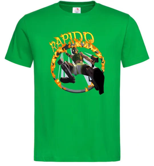 Чоловіча футболка Apex Rapido Зелений фото