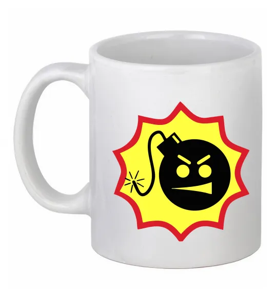 Чашка керамическая Serious Sam logo Белый фото