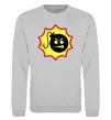 Свитшот Serious Sam logo Серый меланж Свитшот Serious Sam logo Серый меланж фото