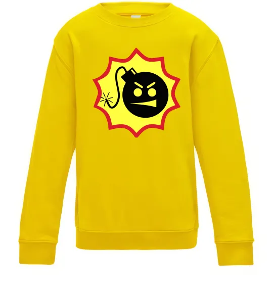 Дитячий світшот Serious Sam logo Сонячно жовтий фото