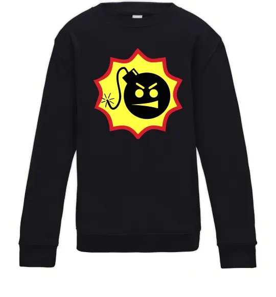 Дитячий світшот Serious Sam logo Чорний фото