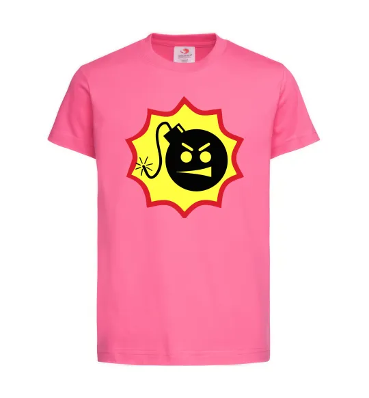 Детская футболка Serious Sam logo Ярко-розовый фото