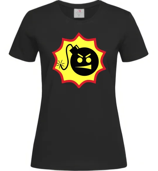 Жіноча футболка Serious Sam logo Чорний фото