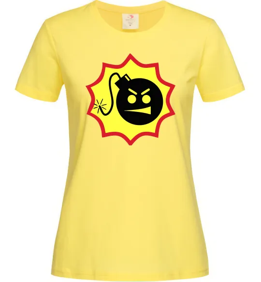 Жіноча футболка Serious Sam logo Лимонний фото