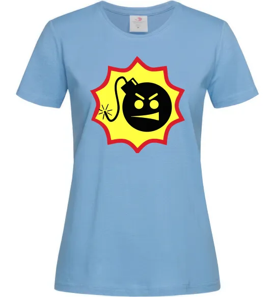 Жіноча футболка Serious Sam logo Блакитний фото