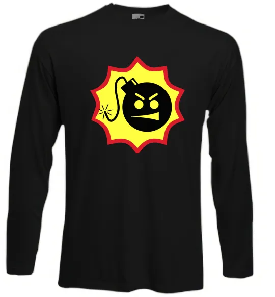 Лонгслів Serious Sam logo Чорний фото