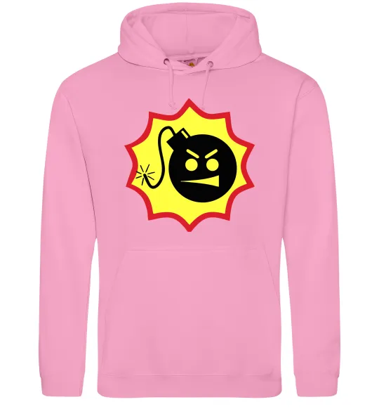 Мужская толстовка (худи) Serious Sam logo Розовый фото