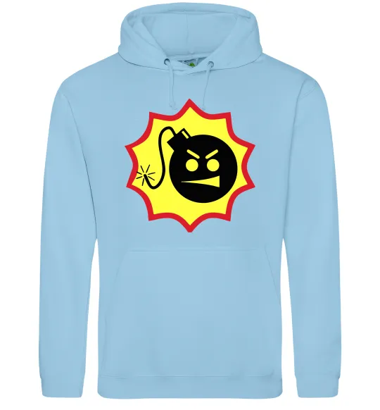 Женская толстовка (худи) Serious Sam logo Голубой фото