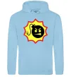 Женская толстовка (худи) Serious Sam logo Голубой фото