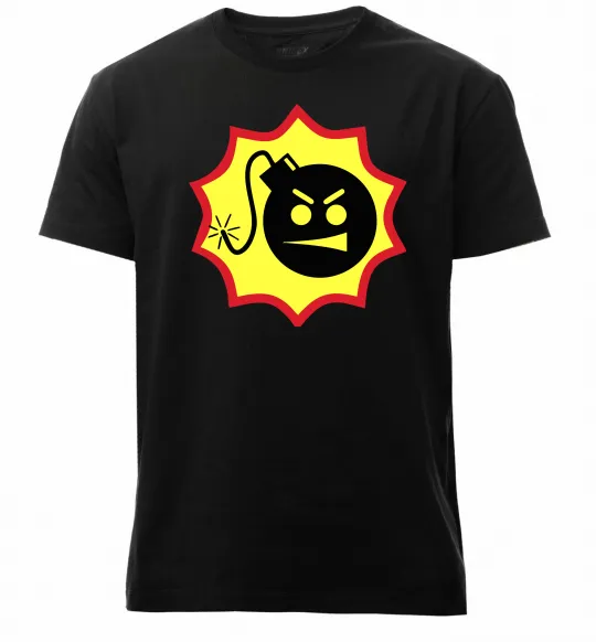 Чоловіча преміум футболка Serious Sam logo Чорний фото