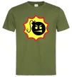 Чоловіча футболка Serious Sam logo Оливковий фото