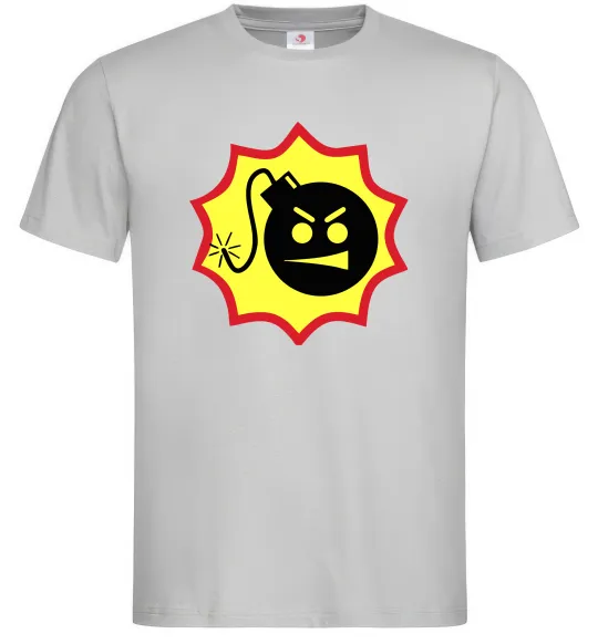 Чоловіча футболка Serious Sam logo Сірий фото