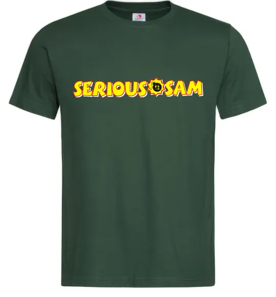 Чоловіча футболка Serious Sam Темно-зелений фото