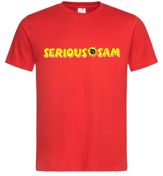 Чоловіча футболка Serious Sam Червоний фото