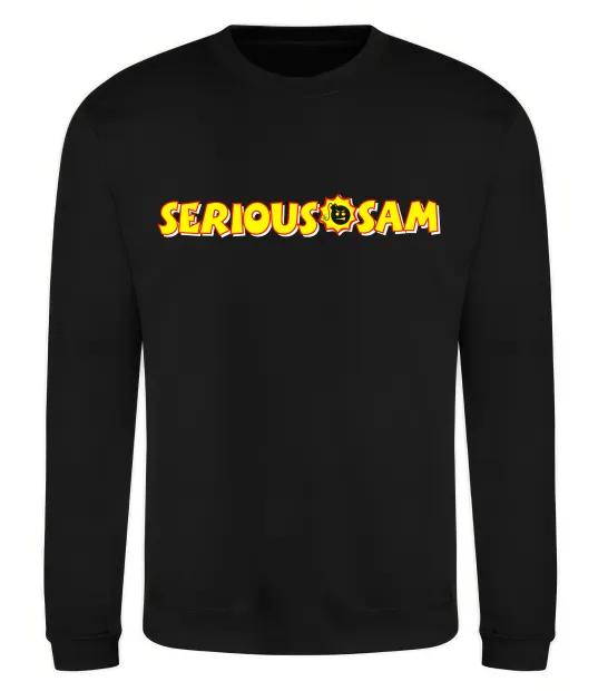 Свитшот Serious Sam Черный фото