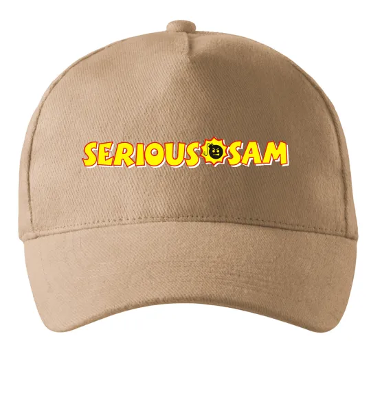 Кепка Serious Sam Песочный фото