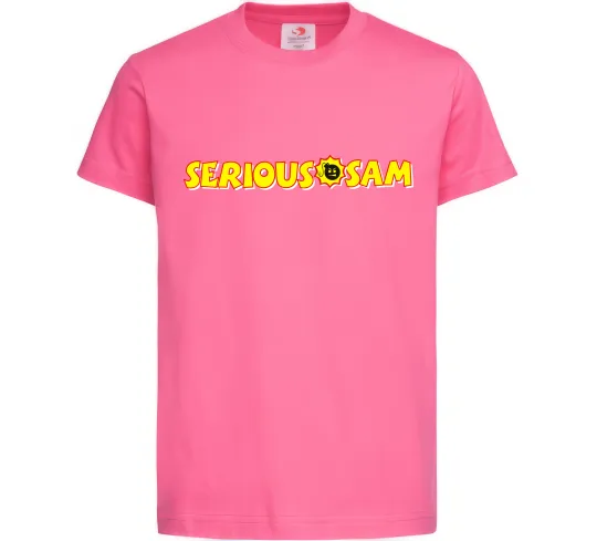 Детская футболка Serious Sam Ярко-розовый фото