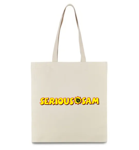 Эко-сумка Serious Sam Бежевый фото