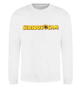 Свитшот Serious Sam Белый фото