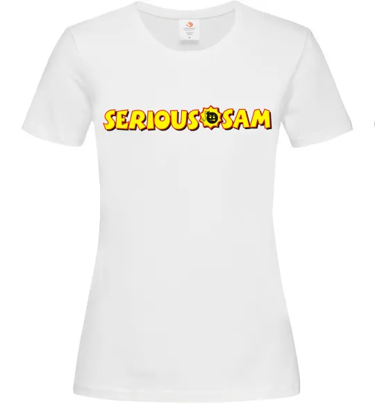 Жіноча футболка Serious Sam Білий фото