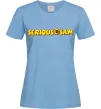 Жіноча футболка Serious Sam Блакитний Жіноча футболка Serious Sam Блакитний фото
