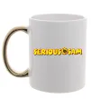 Чашка с цветной ручкой Serious Sam Золото Чашка с цветной ручкой Serious Sam Золото фото