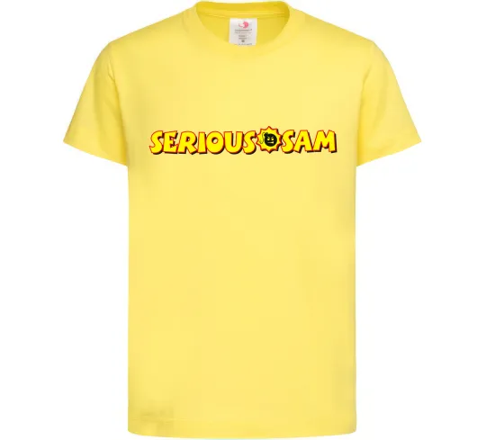 Детская футболка Serious Sam Лимонный фото