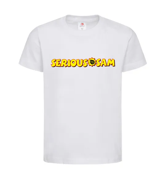 Детская футболка Serious Sam Белый фото