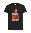 Детская футболка Smoke mid Черный фото